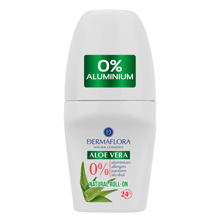 Dermaflora 0% roll-on natural aloe 50ml