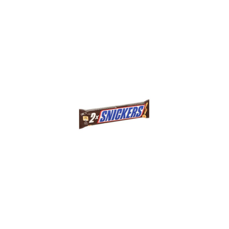 Snickers karamellás földimogyorós krémes szelet mogyoró darabokkal tejcsokoládéba mártva 2 x 37,5 g, 2-pack 75g