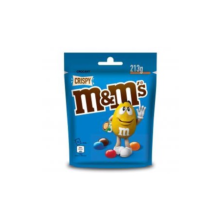 M&M's Crispy tejcsokoládés drazsé cukorbevonattal és ropogós rizzsel a közepén 213g g