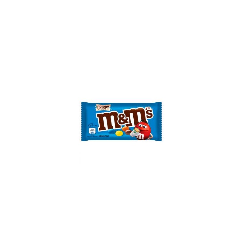 M&M's Crispy tejcsokoládés drazsé cukorbevonattal és ropogós rizzsel a közepén 36 g