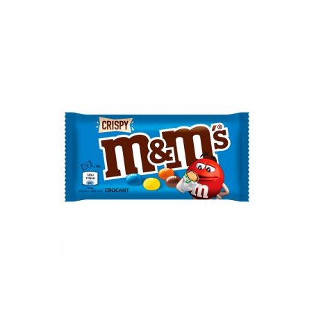 M&M's Crispy tejcsokoládés drazsé cukorbevonattal és ropogós rizzsel a közepén 36 g