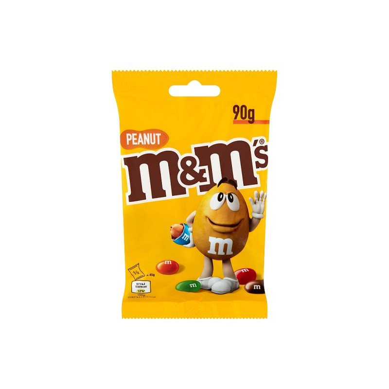 M&M's földimogyorós drazsé tejcsokoládéban cukorbevonattal 90 g