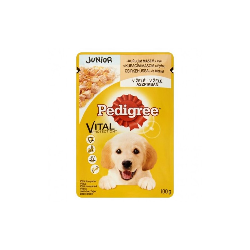 Pedigree alutasakos junior csirke-r.100g