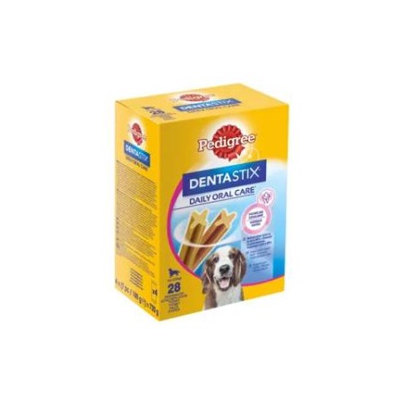 Pedigree DentaStix kiegészítő állateledel 4 hónapnál idősebb kutyák számára 10-25 kg 28 db 720 g