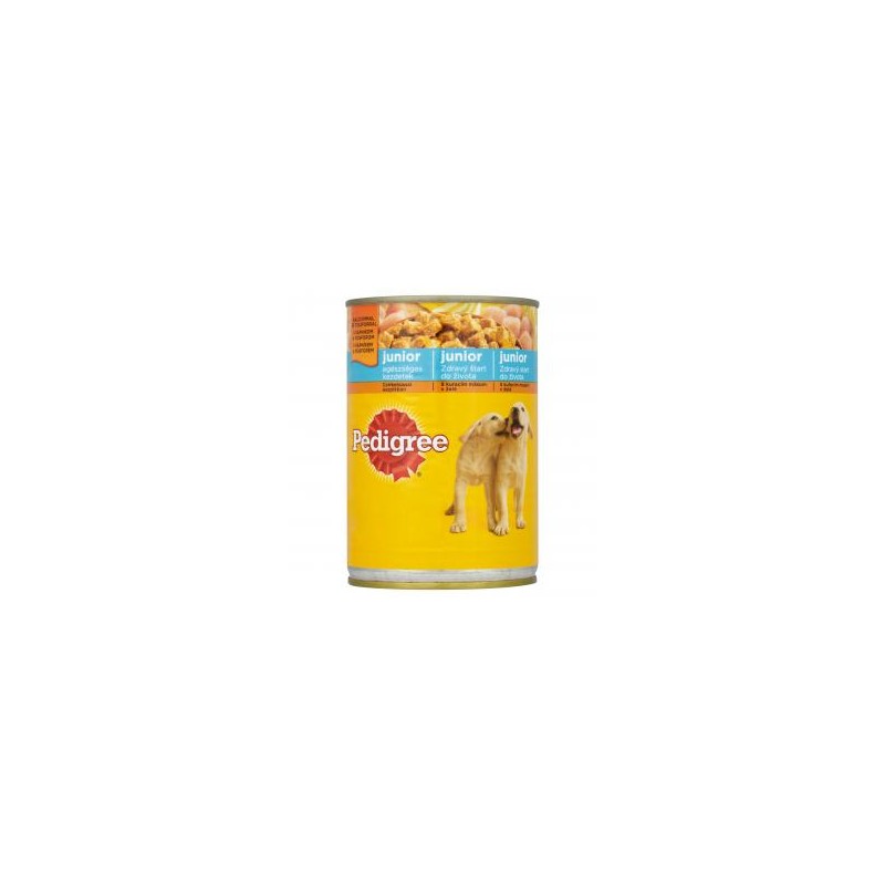 Pedigree konzerv csirke junior 400g