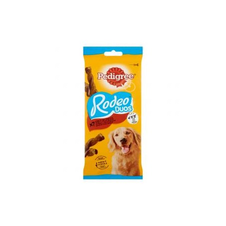 Pedigree Rodeo Duos marha és sajt ízesítésű kiegészítő állateledel felnőtt kutyák számára 7 db 123 g