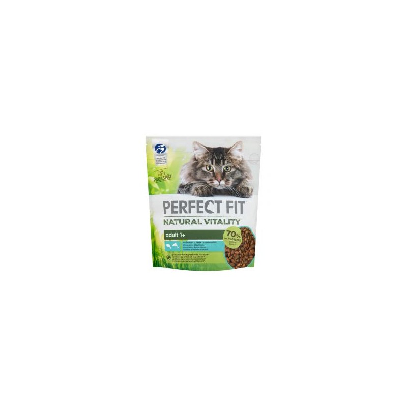 Perfect Fit Natural Vitality Adult 1+ lazac, fehér hal 650g