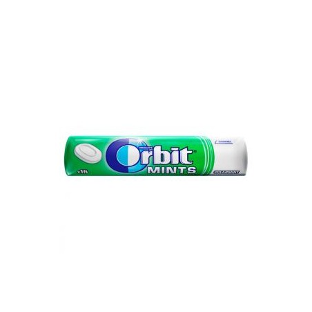 Orbit Mints Spearmint mentaízű cukormentes töltetlen keménycukorka édesítőszerrel 28 g