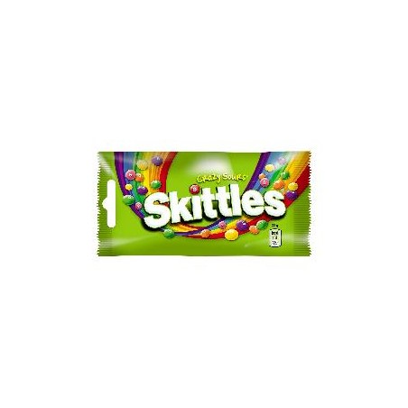 Skittles crazy sours cukordrazsé savanyú gyümölcsízű 38g