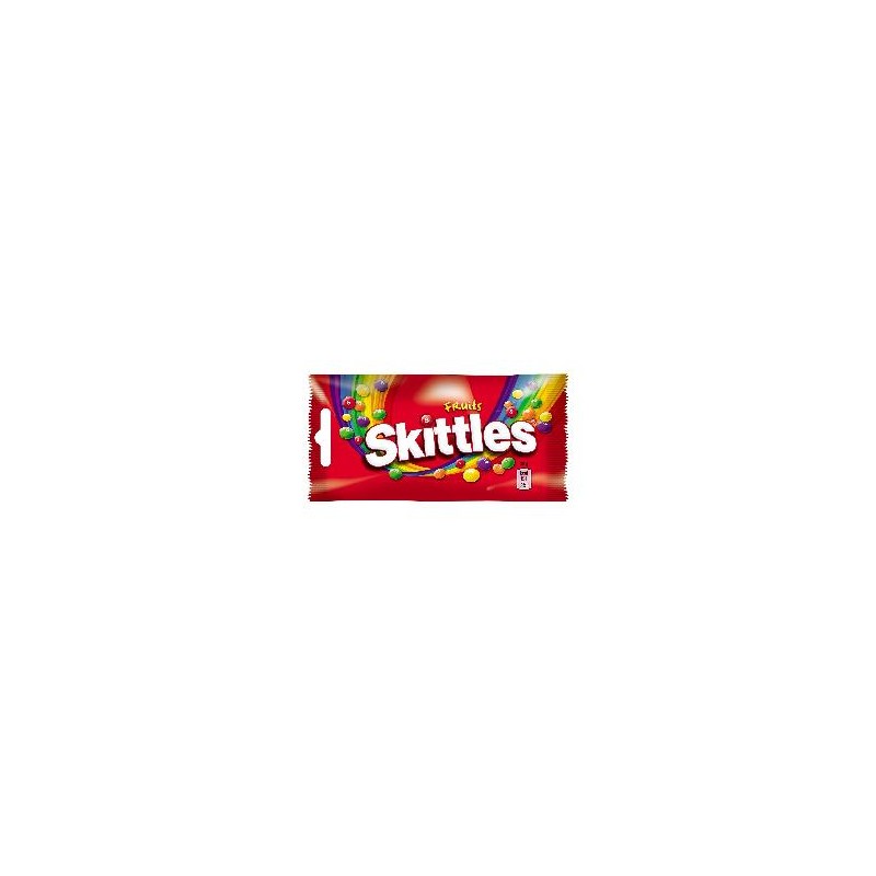 Skittles Fruits gyümölcsízű cukordrazsé ropogós cukormázban 38 g