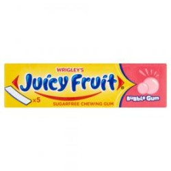 Juicy fruit bubble gum...