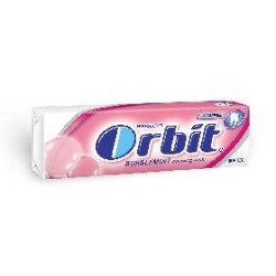 Orbit Bubblemint gyümölcs- és mentaízű cukormentes rágógumi édesítőszerrel 14 g
