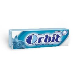 Orbit Peppermint mentaízű cukormentes rágógumi édesítőszerrel 14 g