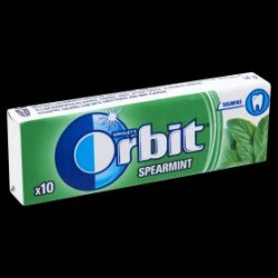 Orbit drazsé spearmint / Zöld - cukormentes rágógumi édesítőszerrel 14 g
