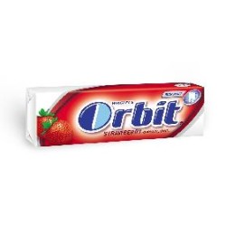 Orbit Strawberry eperízű rágógumi - cukormentes rágógumi édesítőszerrel 14 g
