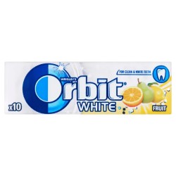Orbit drazsé white fruit -...