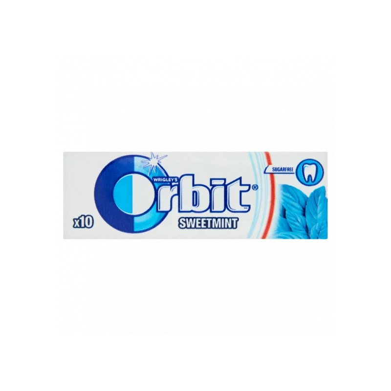 Orbit Sweetmint mentaízű cukormentes rágógumi édesítőszerrel 14 g