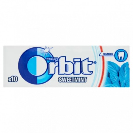 Orbit Sweetmint mentaízű cukormentes rágógumi édesítőszerrel 14 g