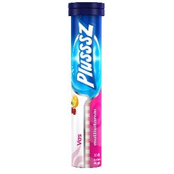 Plusssz Multivitamin + Vas pezsgőtabletta 86g