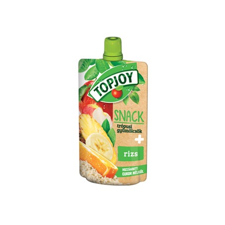 Top Joy püré snack tropic +rizs 100g