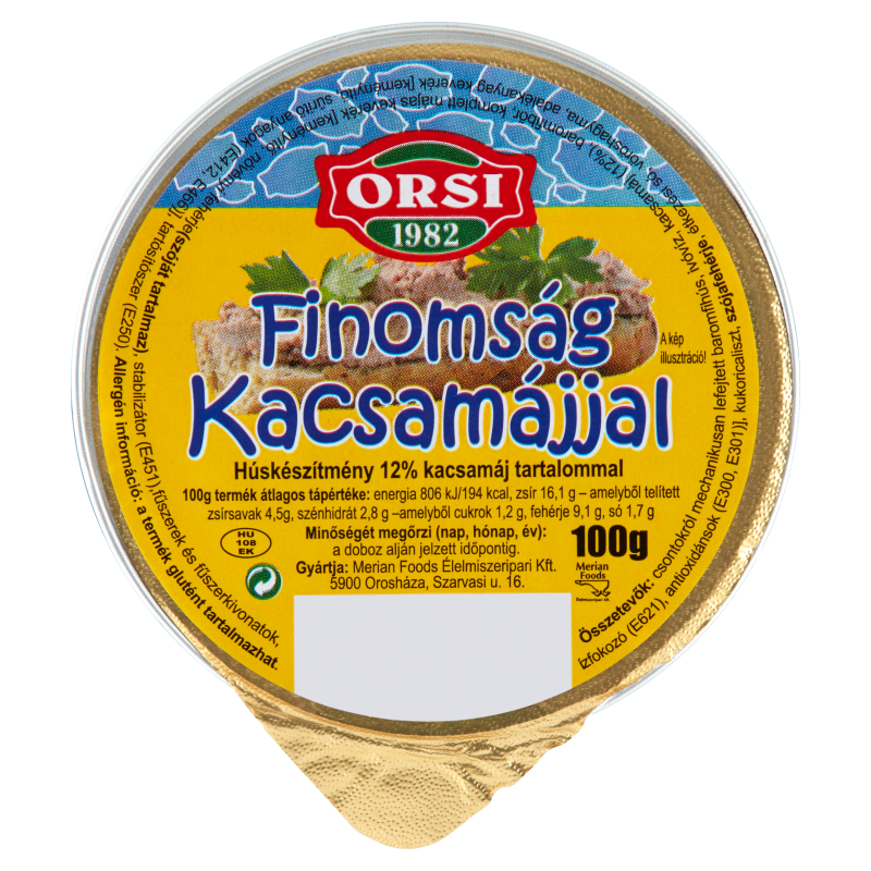 Orsi finomság kacsamájjal 100g