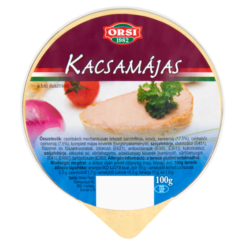 Orsi kacsamájas 100g