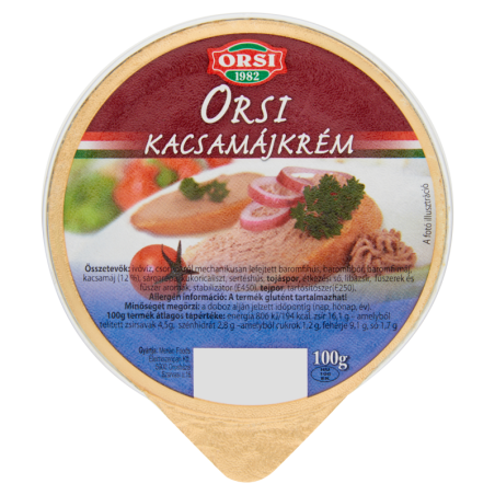 Orsi kacsamájkrém 100g