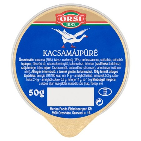 Orsi kacsamájpüré 50g