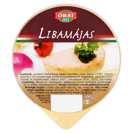 Orsi libamájas 100g