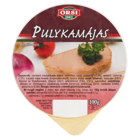 Orsi pulykamájas 100g