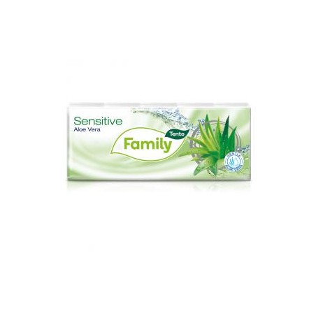 Tento Family Sensitive Aloe Vera papír zsebkendő 3RÉT. 10 x 10db