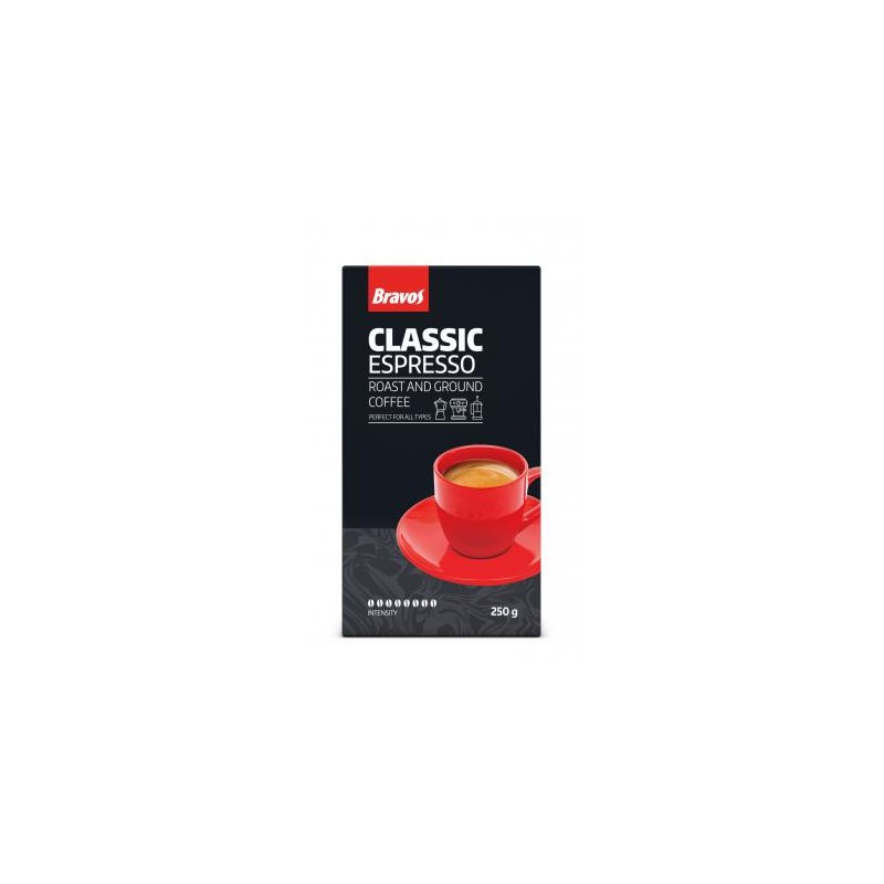 Bravos classic espresso őrölt kávé 250g