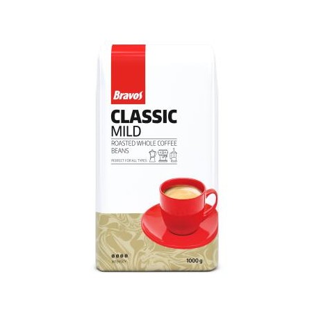 Bravos classic mild szemes kávé 1kg