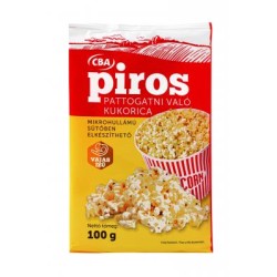 CBA PIROS popcorn vajas ízű...