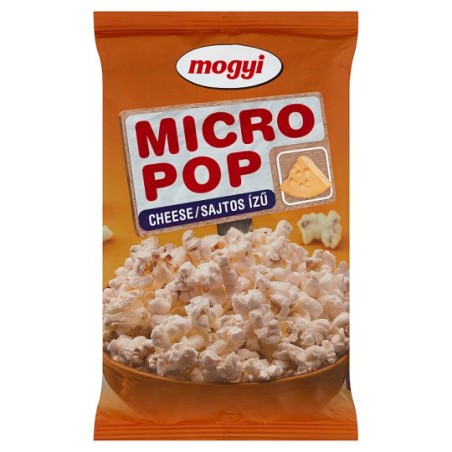 Mogyi Micro Pop sajtos ízű, mikrohullámú sütőben elkészíthető pattogatni való kukorica 100 g