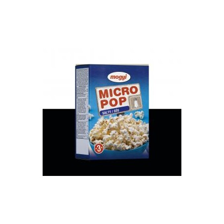 Mogyi Micro Pop sós, mikrohullámú sütőben elkészíthető pattogatni való kukorica 3x100 g