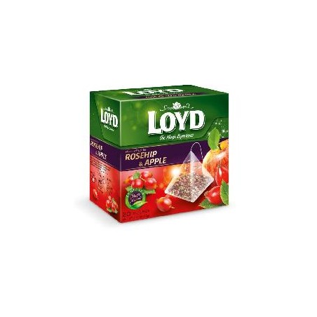 Loyd piramis csipkebogyó-alma tea 20x2g