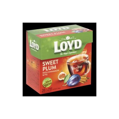 Loyd piramis hot szilva-füge-fahéj tea 20x2g