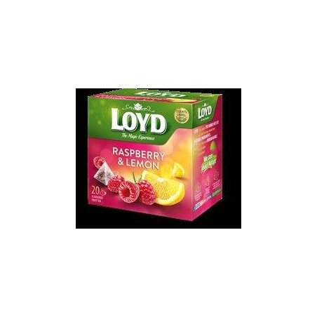 Loyd piramis málna-citrom tea 20x2g