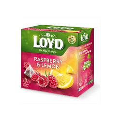 Loyd piramis málna-citrom tea 20x2g