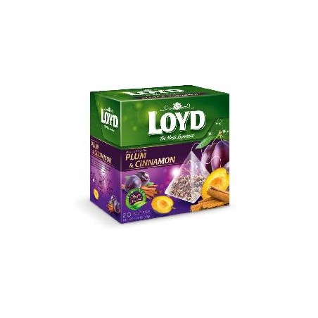 Loyd piramis szilva-fahéj tea 20x2g