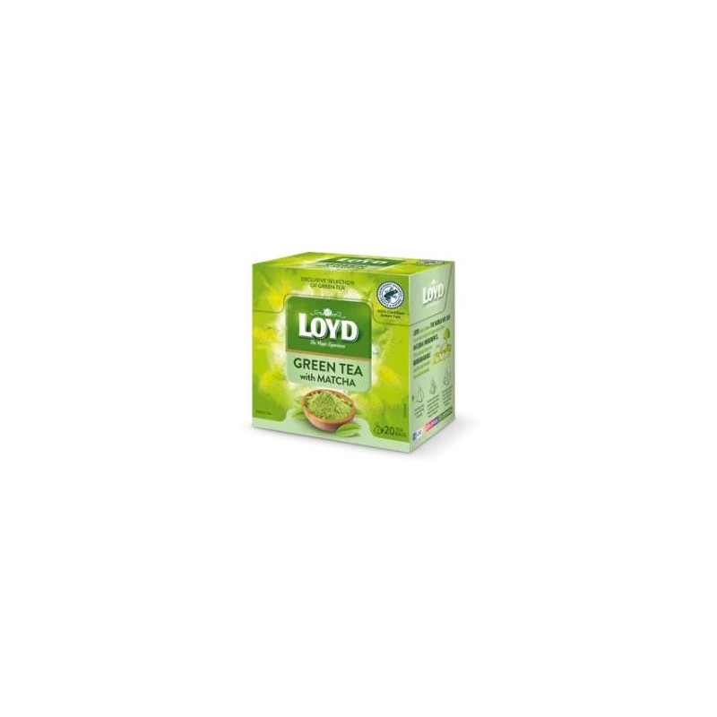 Loyd piram.zöld matcha pure tea 20x1,5g