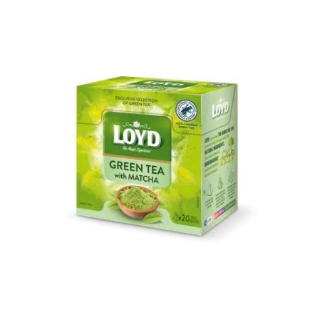 Loyd piram.zöld matcha pure tea 20x1,5g
