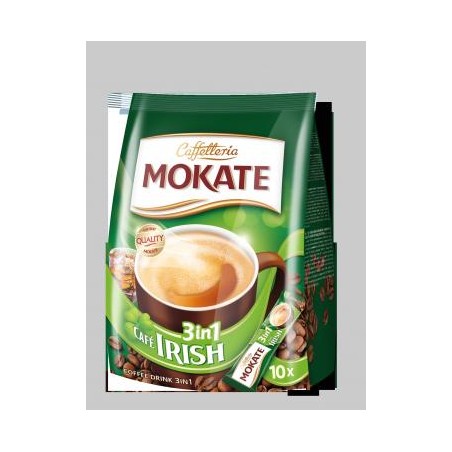 Mokate 3in1 azonnal oldódó kávéspecialitás Irish Cream likőr ízesítéssel 10 db 170 g