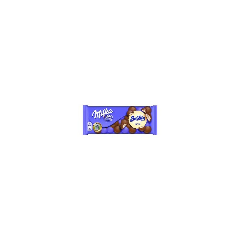 Milka bubbly fehércsokoládé 95g