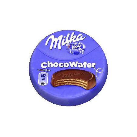 Milka Choco Wafer kakaós töltelékkel töltött, alpesi tejcsokoládéval bevont ostya 30 g