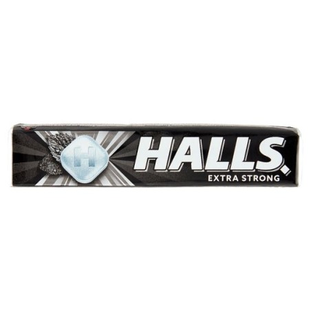 HALLS EXTRA ERŐS FEKETE 33,5G