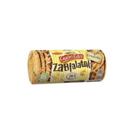 Győri Édes Zabfalatok eredeti zabpelyhes, omlós keksz 215 g