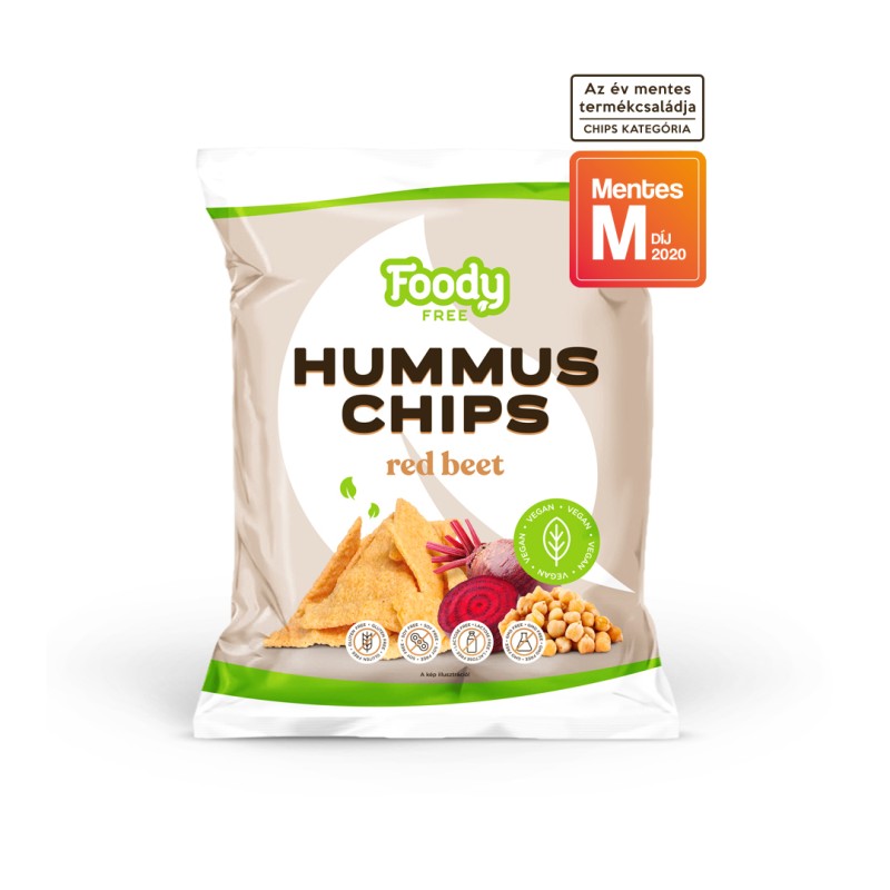 Foody free hummuszchips cukkinivel 50g