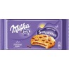 Milka Sensations keksz alpesi tejcsokoládé darabokkal és tejcsokoládés töltelékkel 156 g